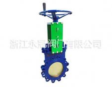 手動(dong)偏心暗杆刀閘(zha)閥PZ43H