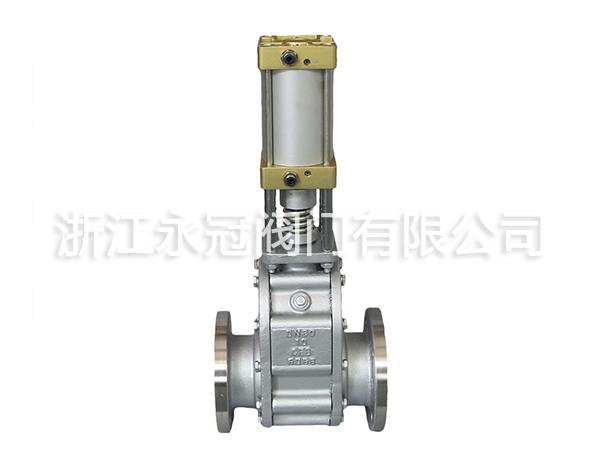 不鏽鋼氣動出(chu)料閥Z644TC