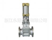 不鏽鋼(gāng)氣動出料閥(fa)Z644TC