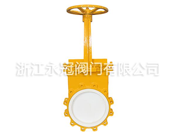 手動梅花(huā)型陶瓷刀閘閥PZ43TC