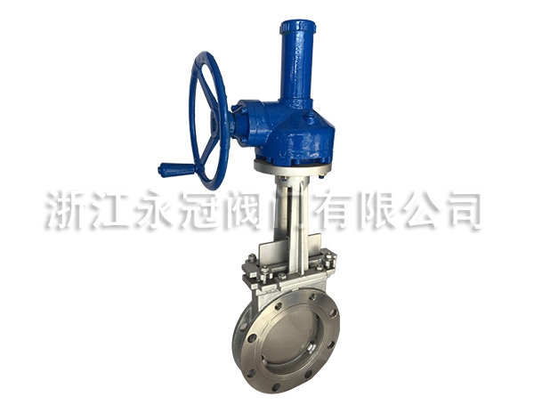 手動傘(sǎn)齒輪刀(dao)閘閥PZ573W