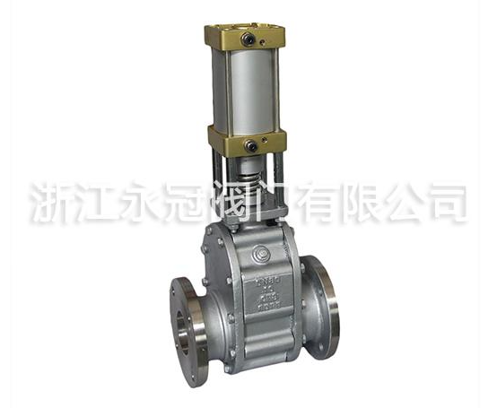 氣動陶(tao)瓷雙閘闆閥(fa) 氣動陶瓷雙(shuang)閘闆閥